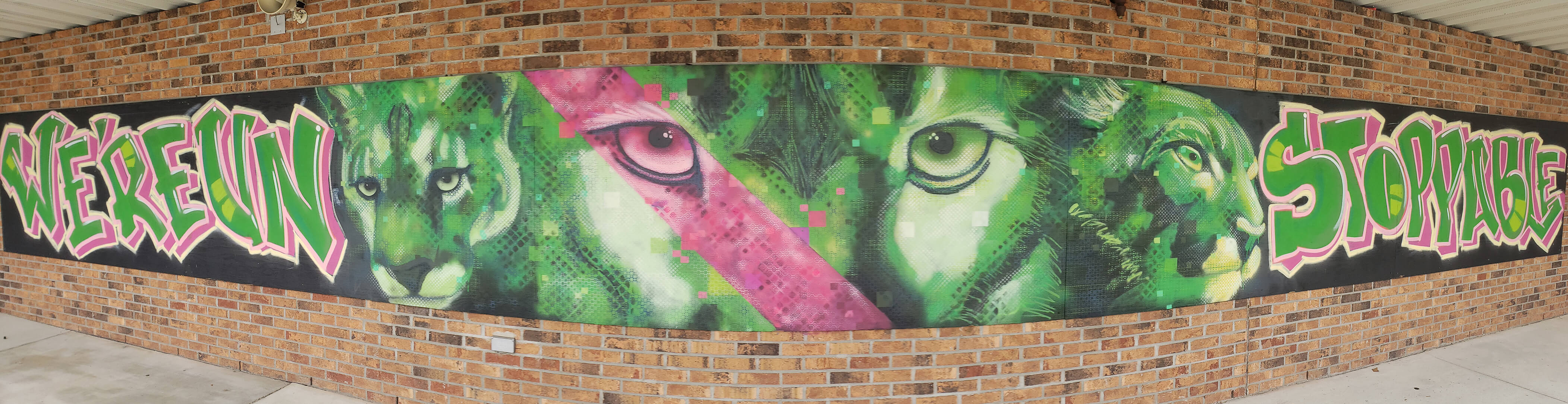 Emerald Shores Elementary School Mural by Drake Arnold & Andrew Raymond